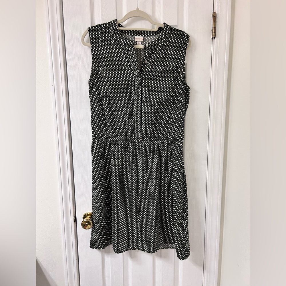 Merona Green Sleeveless V-neck Sundress